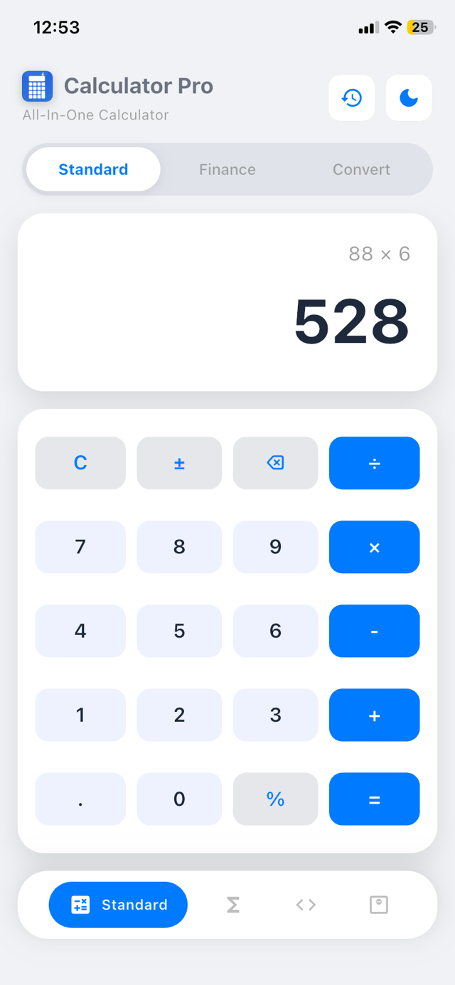 Standard Calculator
